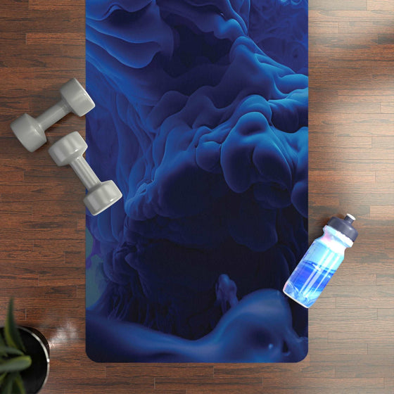 Purple Blue Cloud Rubber Yoga Mat