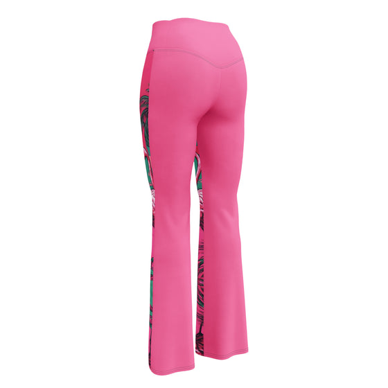 Pink Flamingo Flare leggings