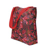 Amazon Leaf Red & Black Tote Bag