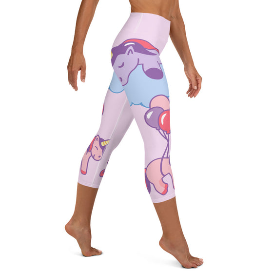 pink leggings with purple unicorns