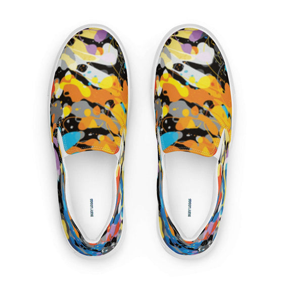 Paint Splash Slip-on Canvas Sneakers