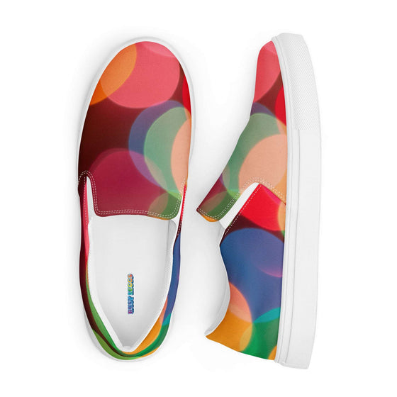Circles Slip-on Canvas Sneakers
