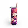 Anime Girl with Hearts Valentine Tumbler