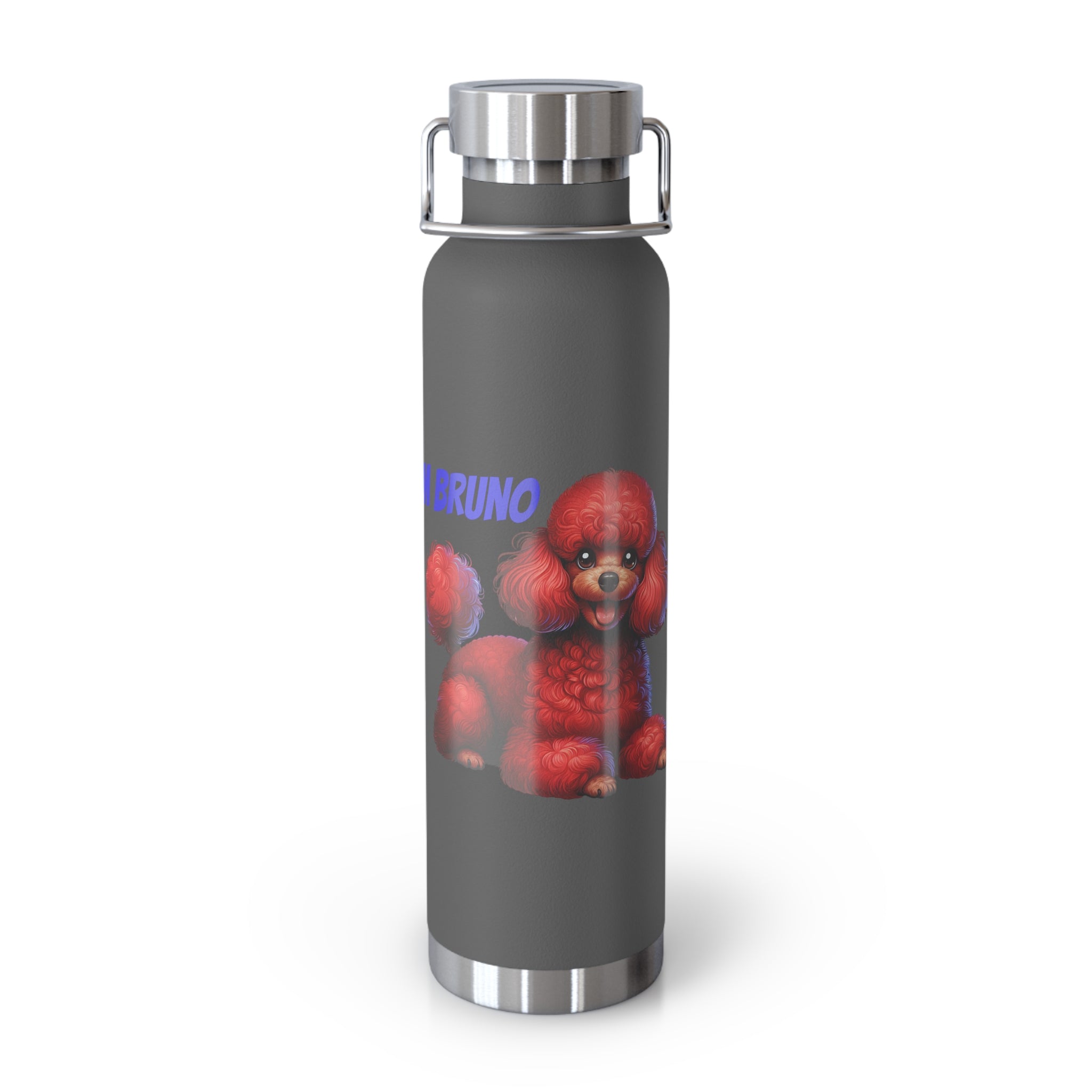Bruno Poodle Copper Vacuum Insulated Bottle, 22oz