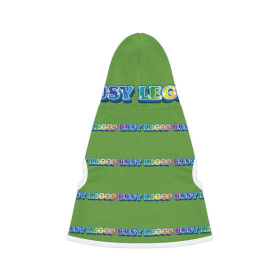 Busy Leggs Signature Apple Green Pet Hoodie