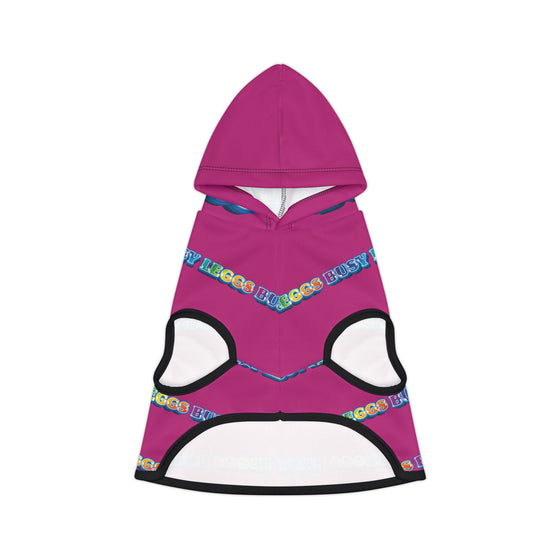 Busy Leggs Raspeberry Signature Pet Hoodie