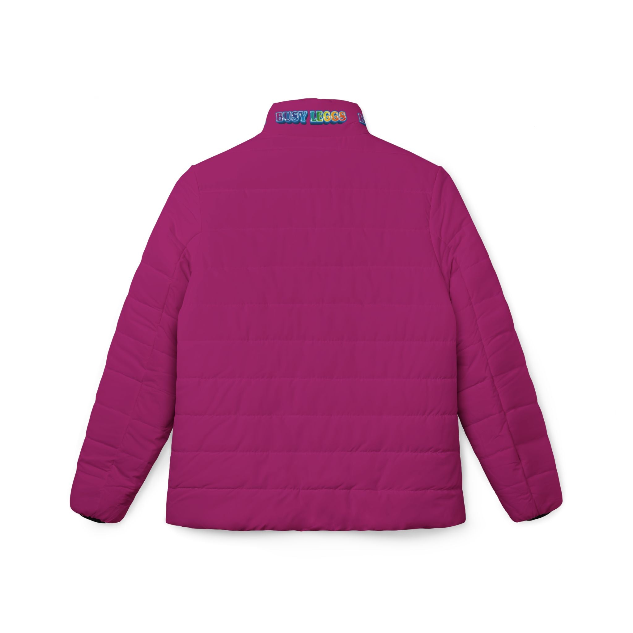 Busy Leggs Signature Women's Puffer Jacket Hot Pink