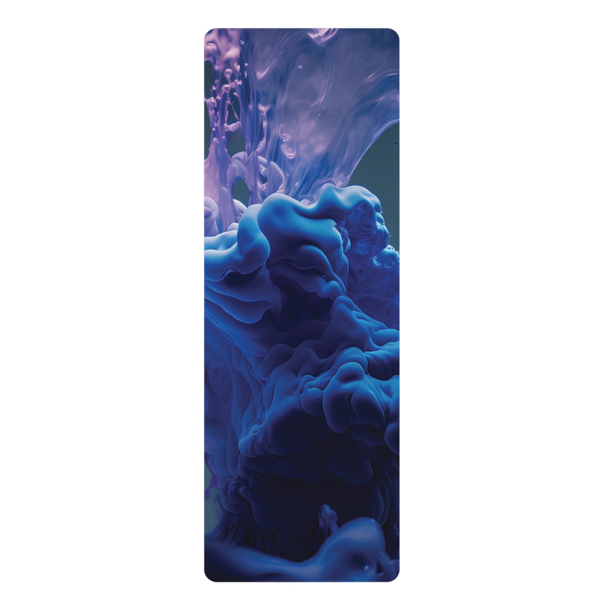 Purple Blue Cloud Rubber Yoga Mat