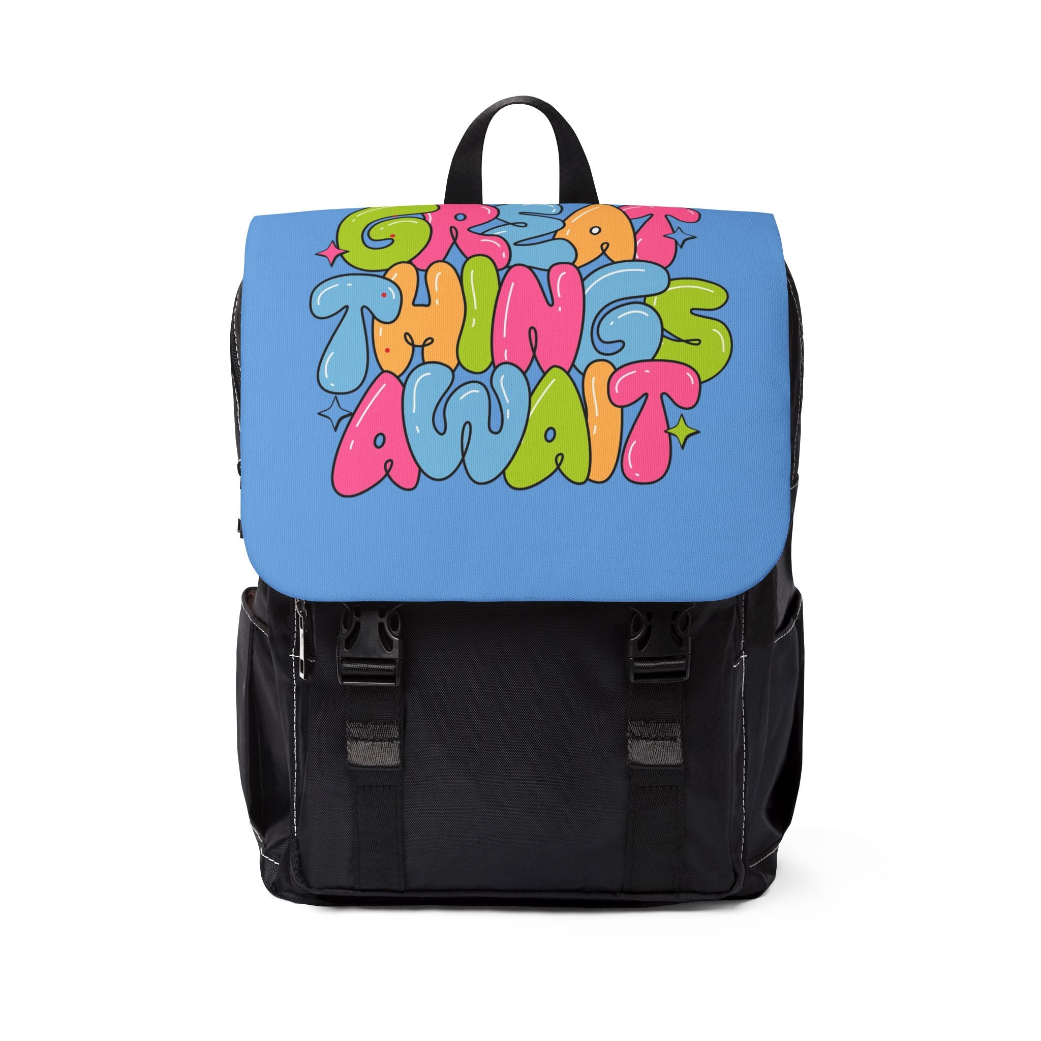 Great Things Await Shoulder Backpack