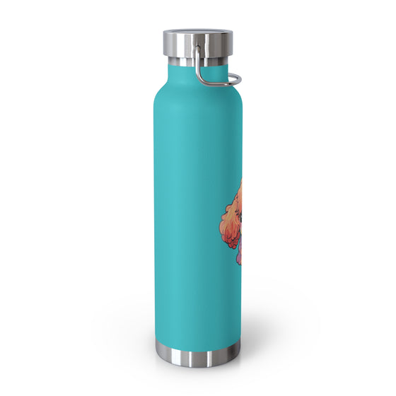 Red Bruno Poodle Copper Vacuum Insulated Bottle, 22oz