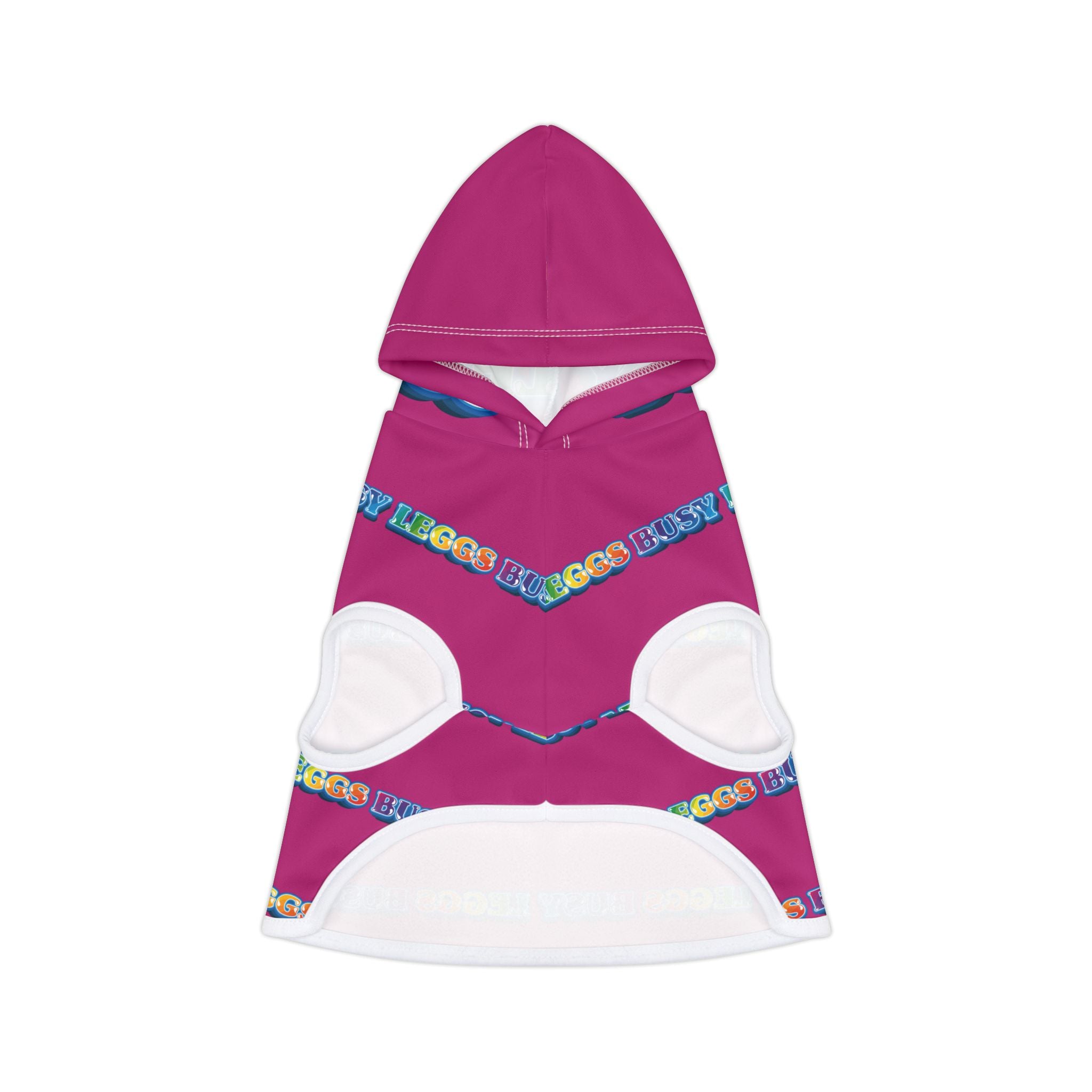 Busy Leggs Raspeberry Signature Pet Hoodie