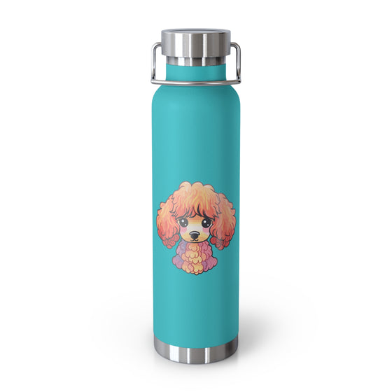 Red Bruno Poodle Copper Vacuum Insulated Bottle, 22oz