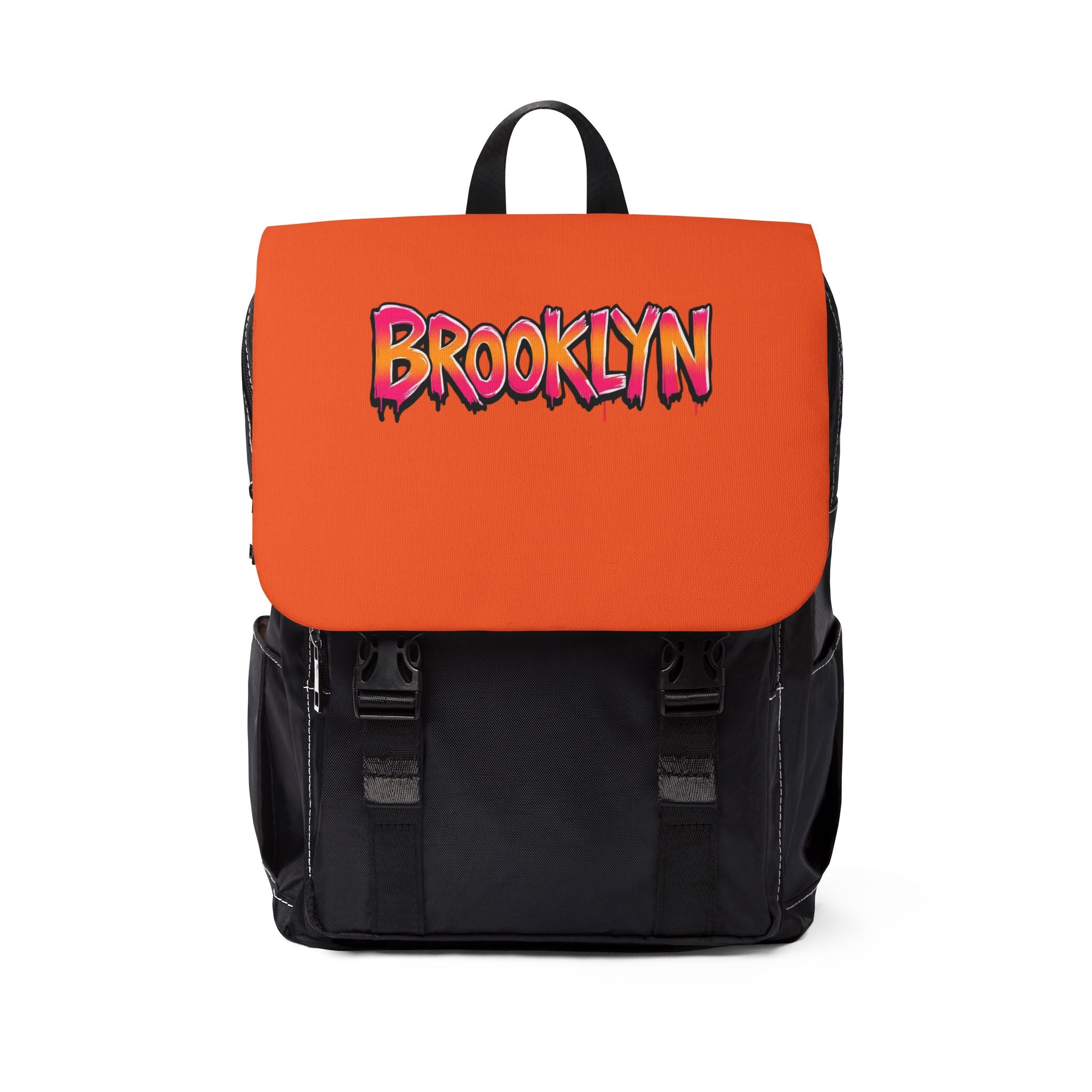 Shoulder Backpack - Brooklyn Graffiti Design