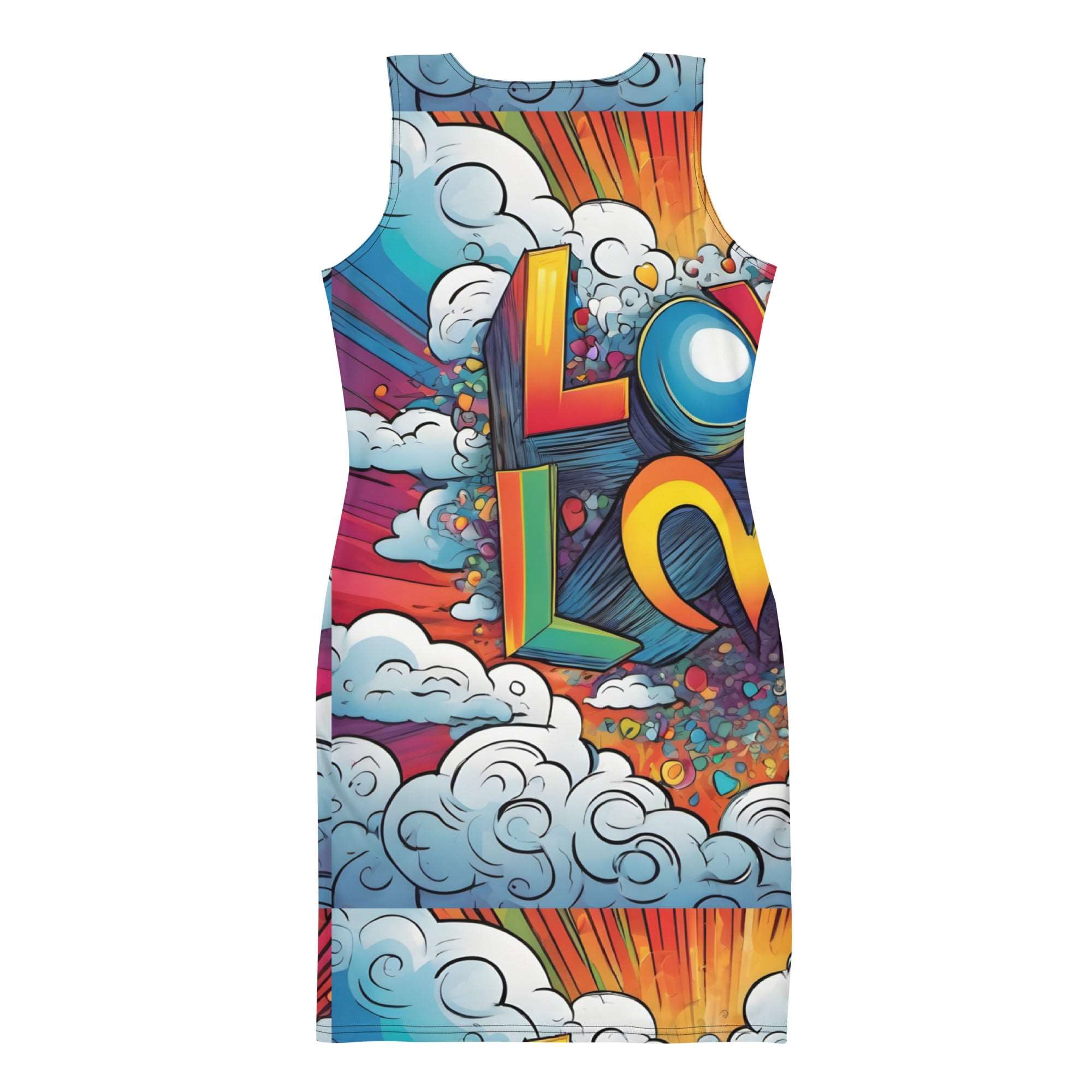 Love Grafitti Fitted Sleevless Dress