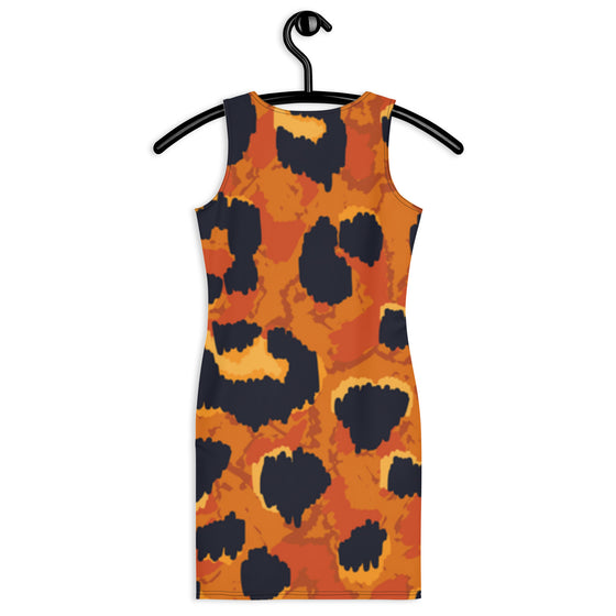 Leopard Fitted Tank Dress