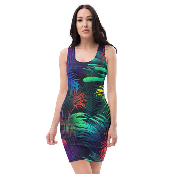 Mi Isle es Bonito Fitted Tank Dress