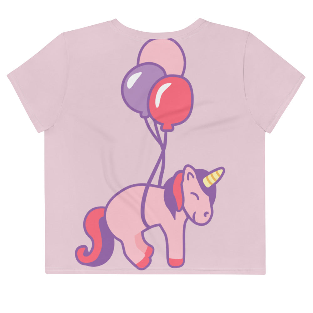 Unicorn Dreams Crop Tee