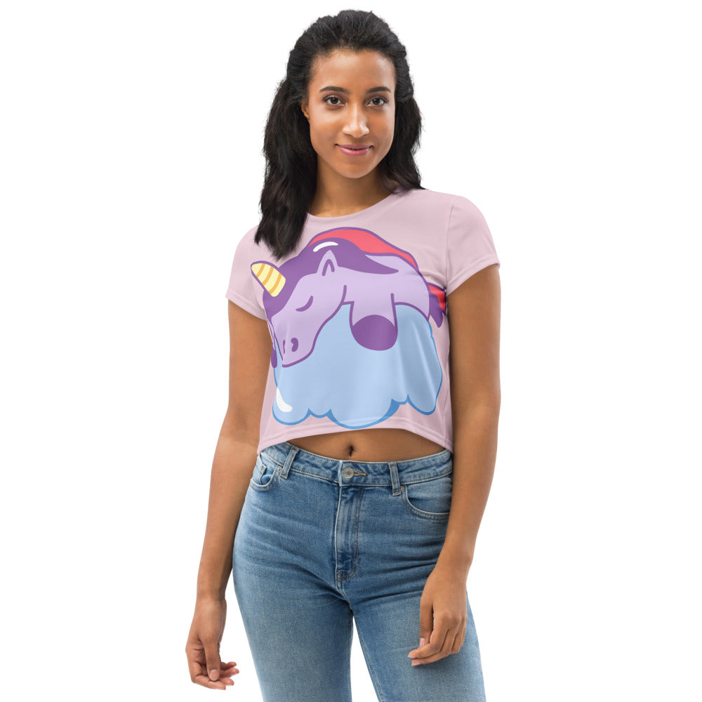 Unicorn Dreams Crop Tee