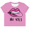 Lick Me Crop Tee