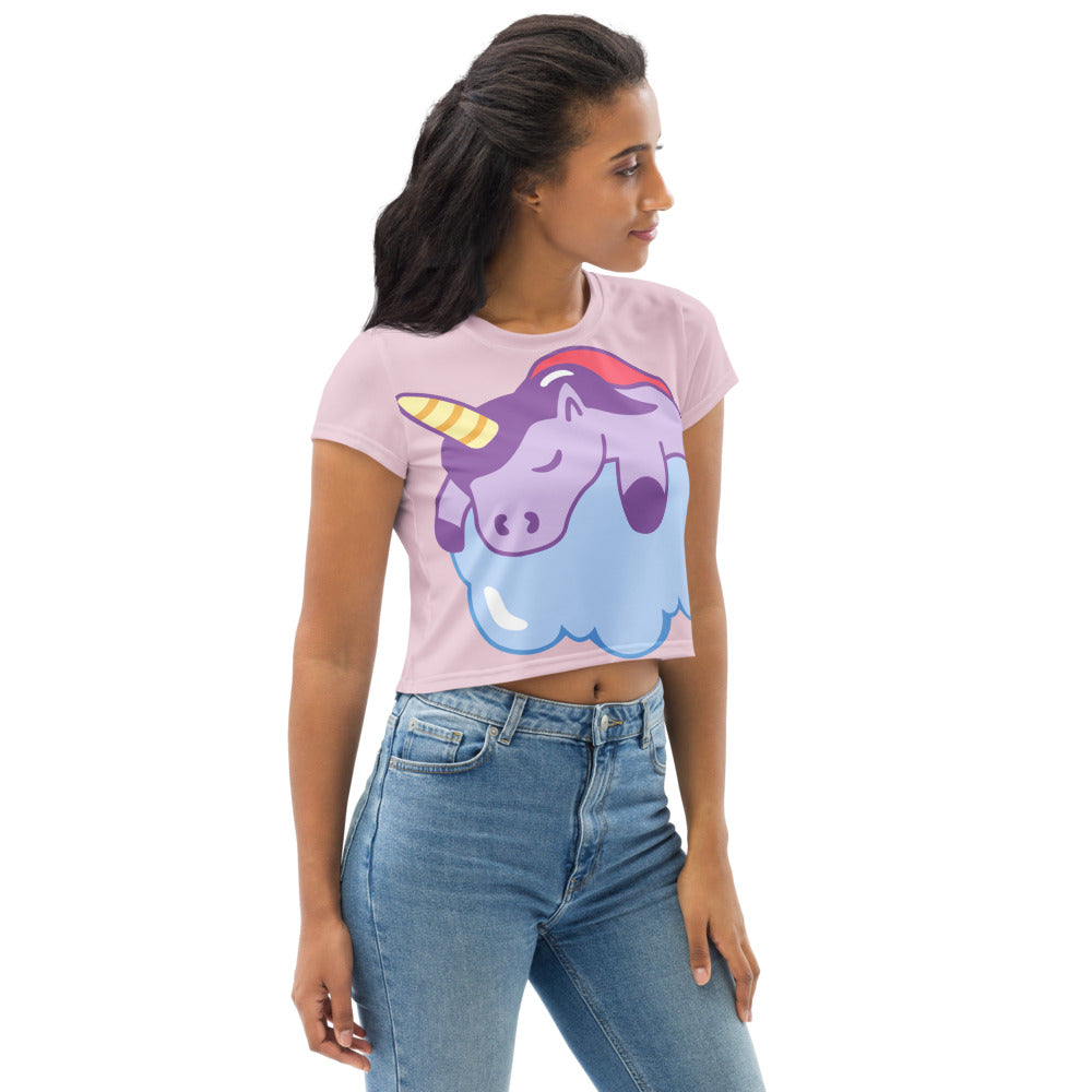 Unicorn Dreams Crop Tee
