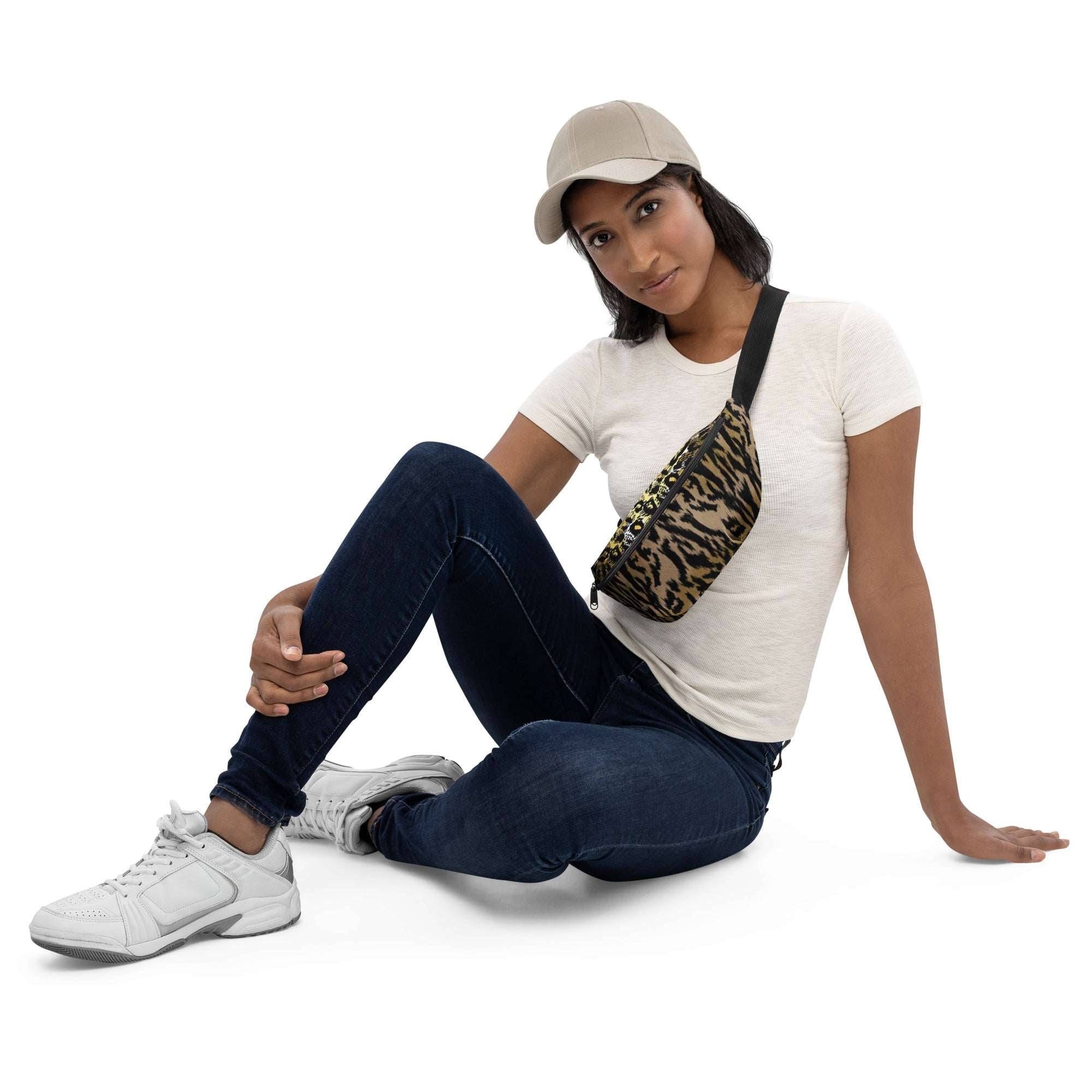 Leopard Black & Gold  Fanny Pack