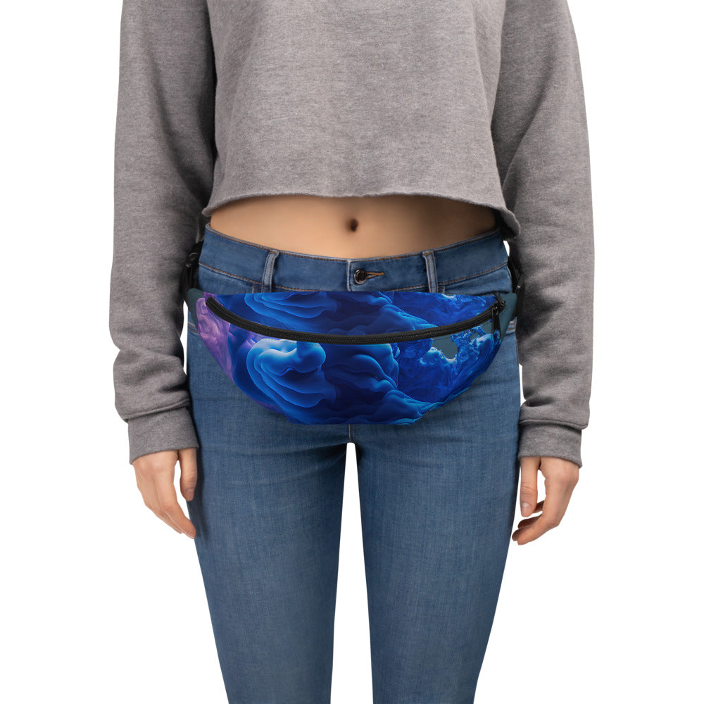 Purple Blue Cloud Fanny Pack