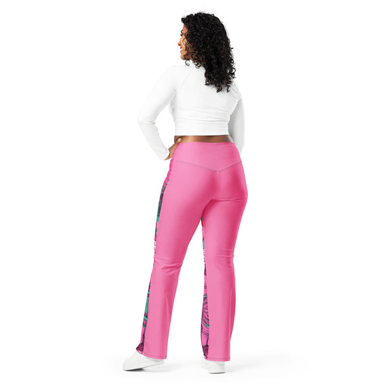 Pink Flamingo Flare leggings