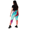 Watercolors Leggings with pockets