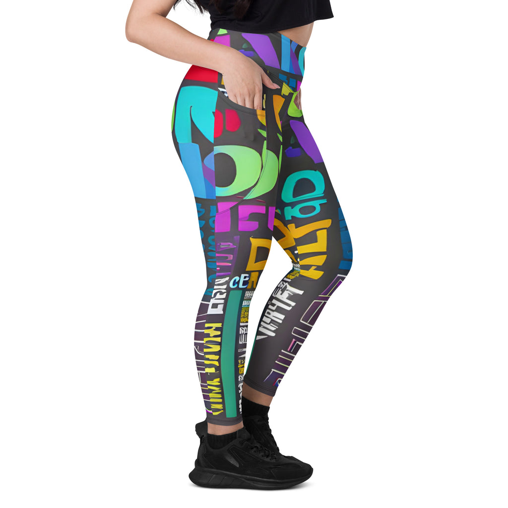 Words Leggings with Pockets