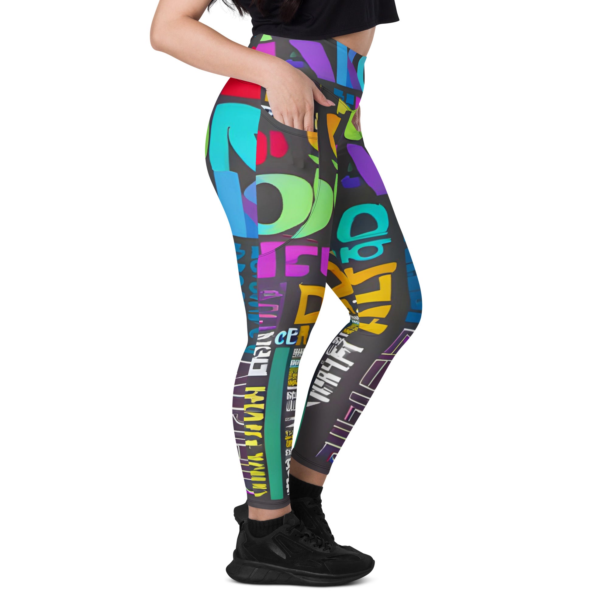 Words Leggings with Pockets