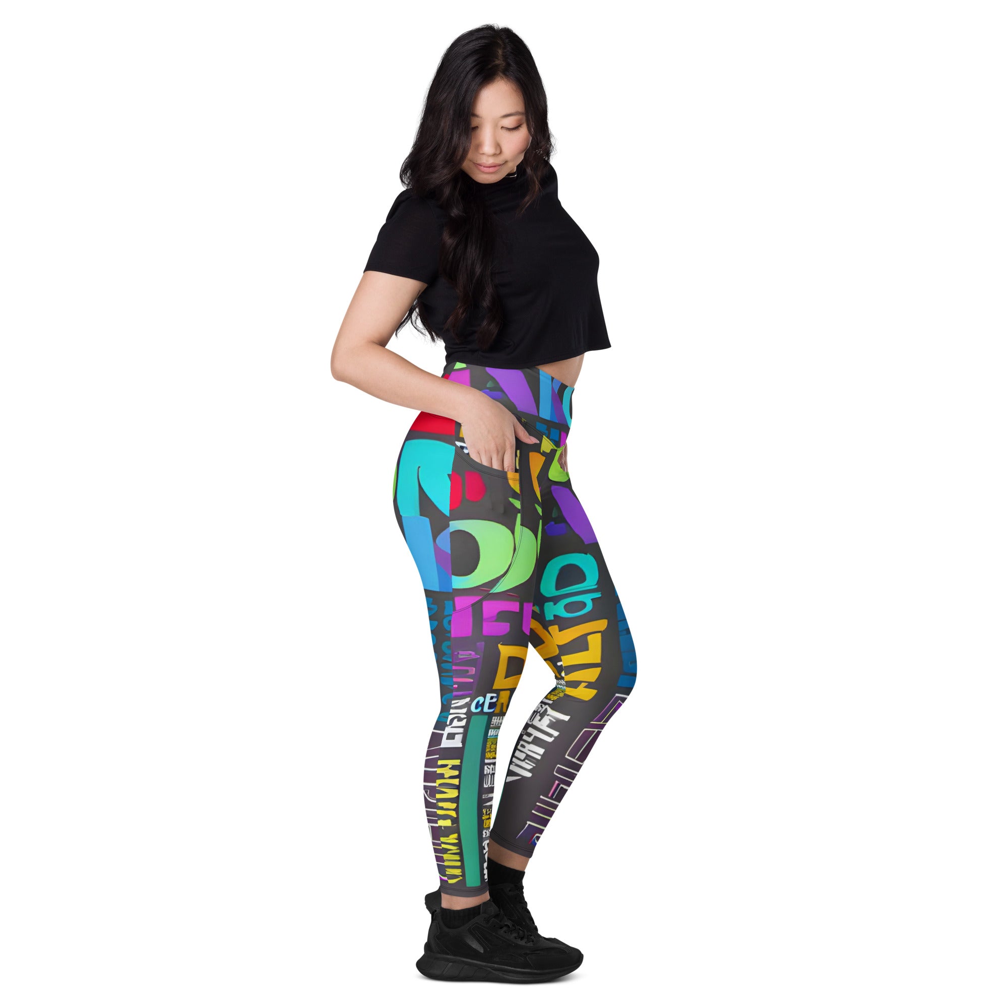 Words Leggings with Pockets