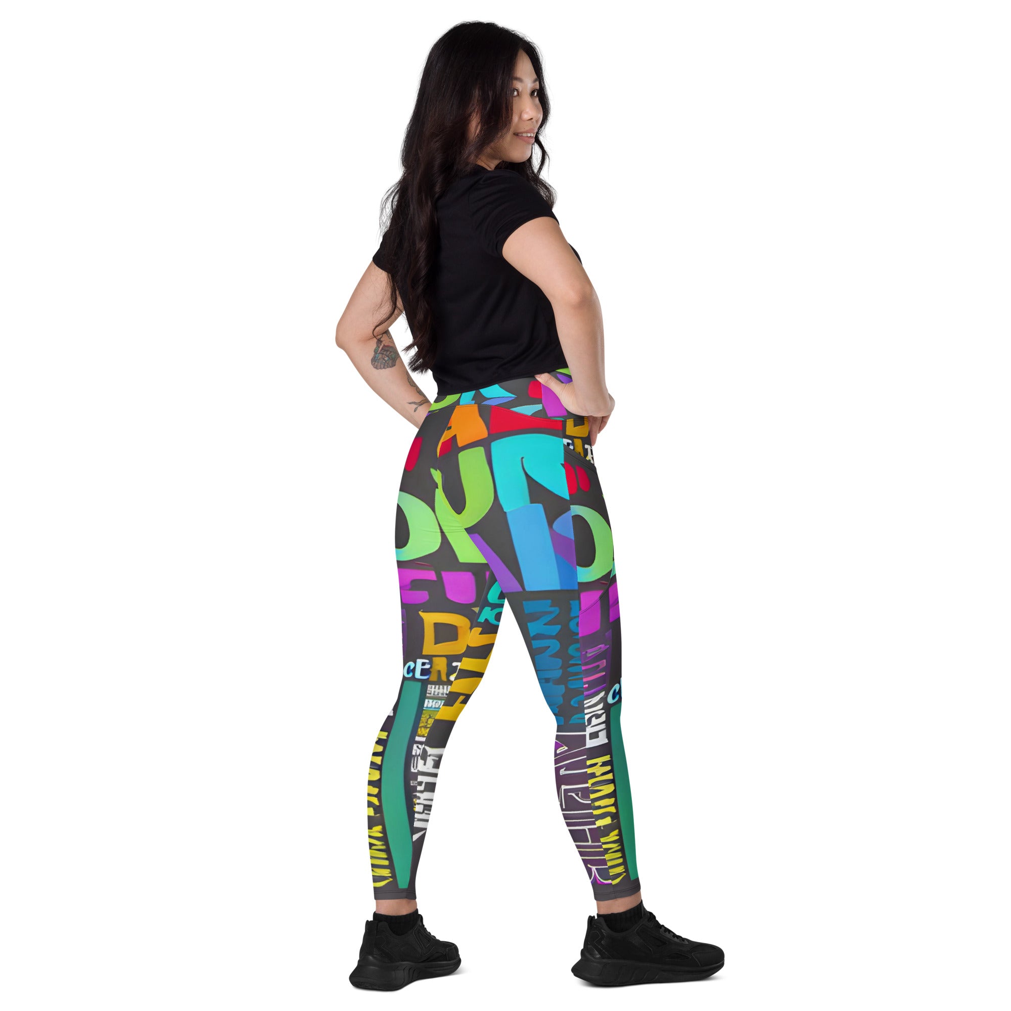 Words Leggings with Pockets