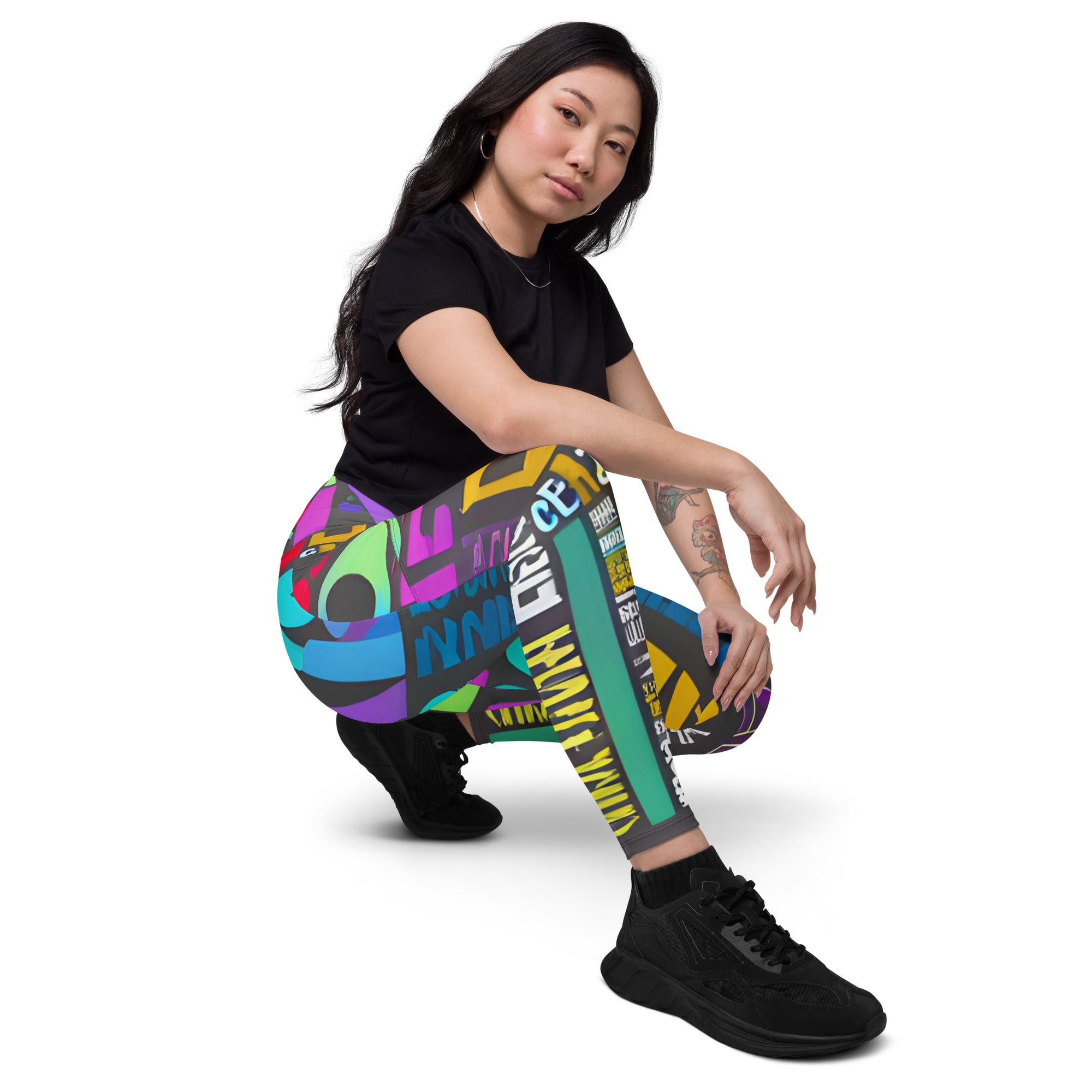 Words Leggings with Pockets