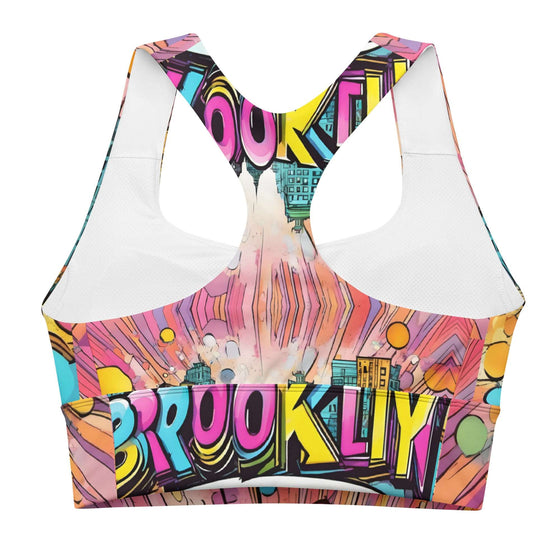 Brooklyn Grafitti Racerback Sports Bra