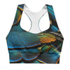 Butterfly Wing Racerback Sports Bra