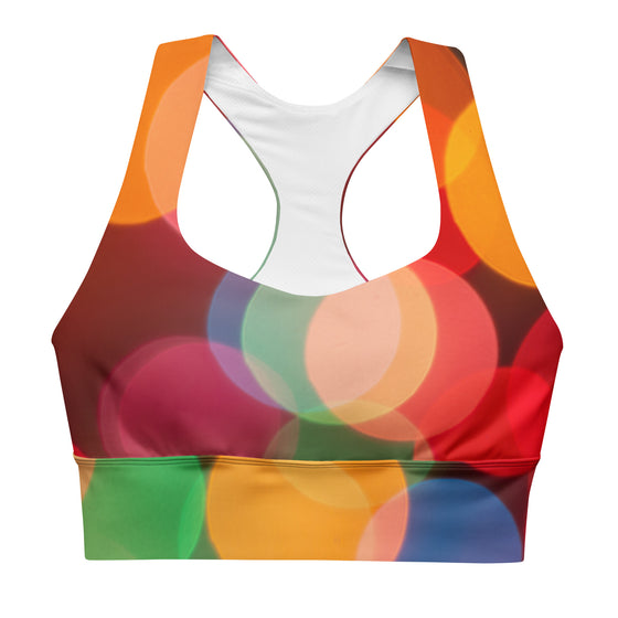 Circles Racerback Sports Bra