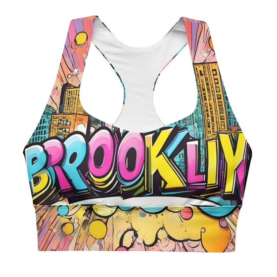 Brooklyn Grafitti Racerback Sports Bra