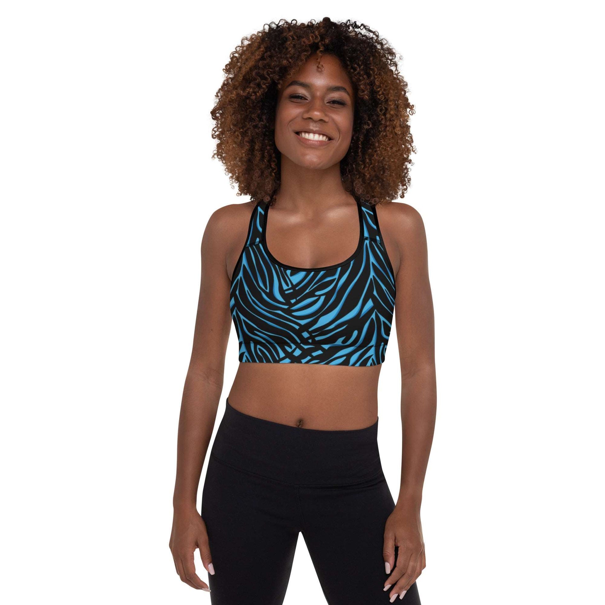Electric Zebra Sports Bra