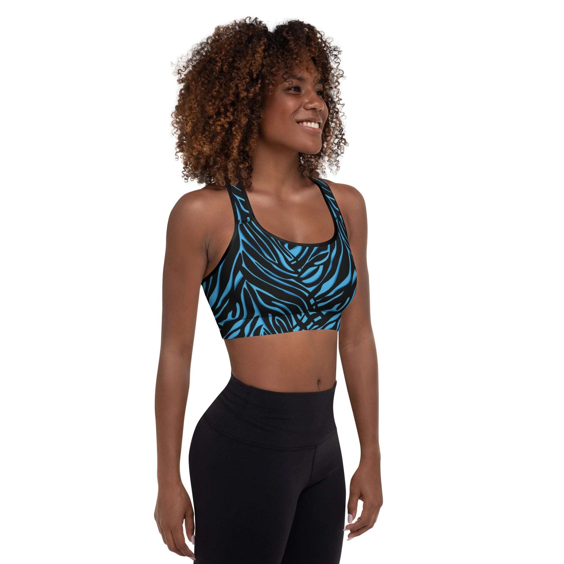 Electric Zebra Sports Bra