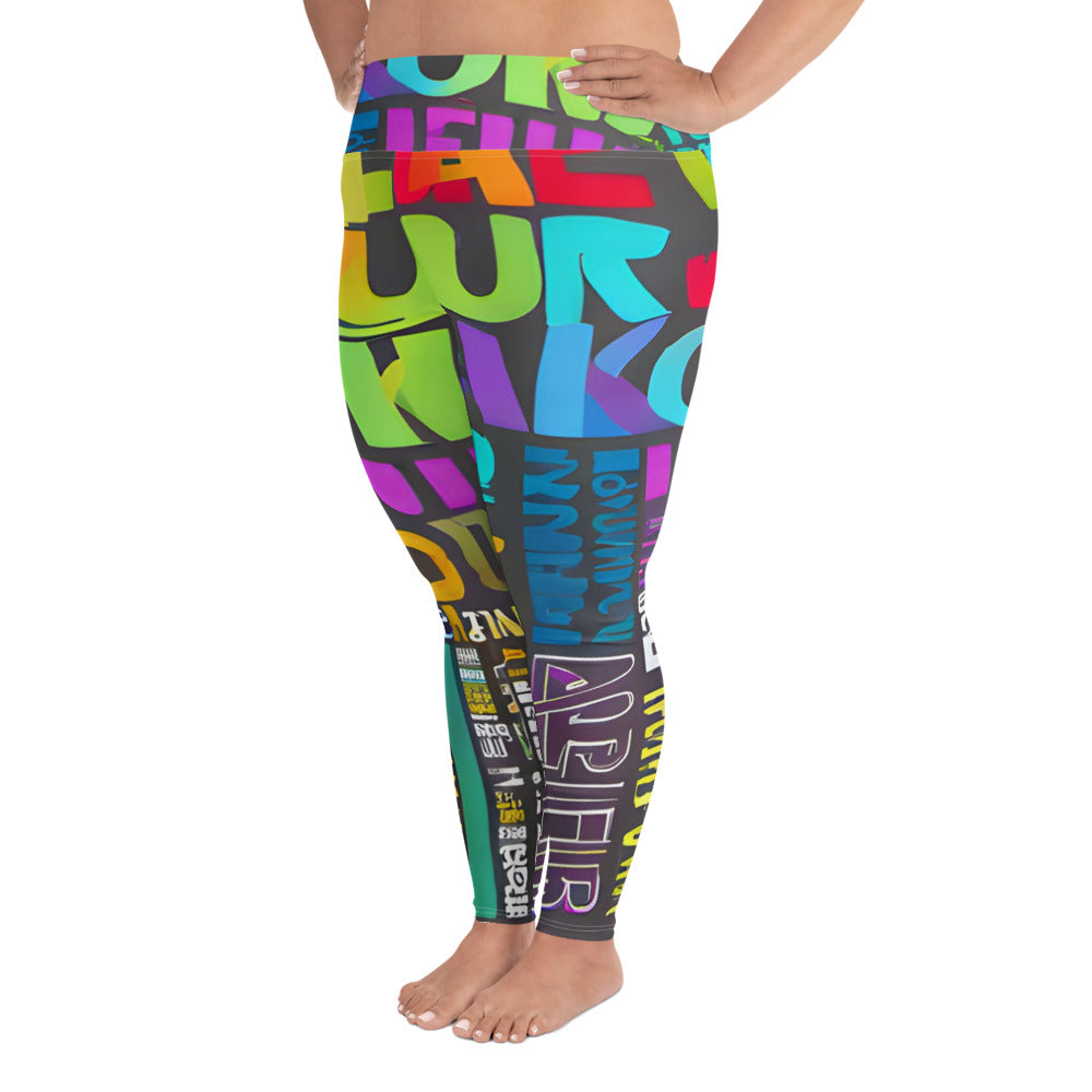 Words Plus Size Leggings