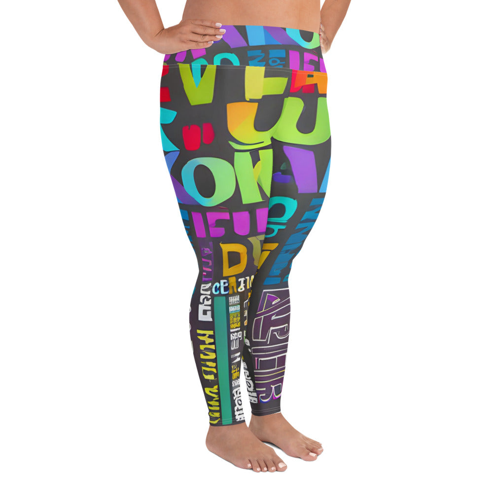 Words Plus Size Leggings