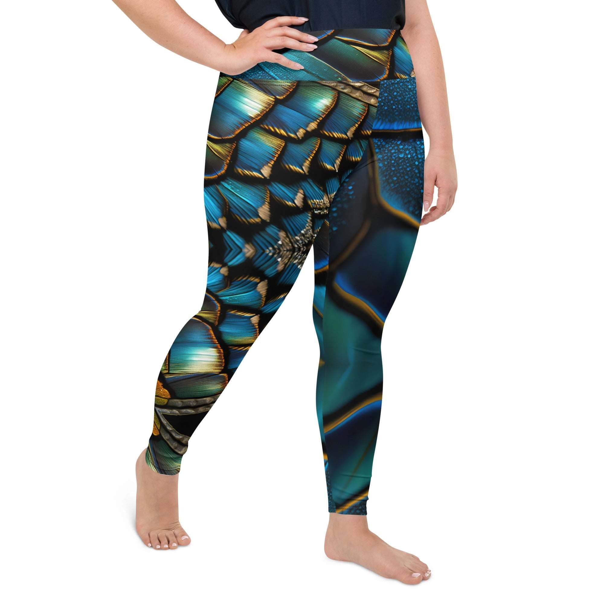 Butterfly Wings Plus Size Leggings