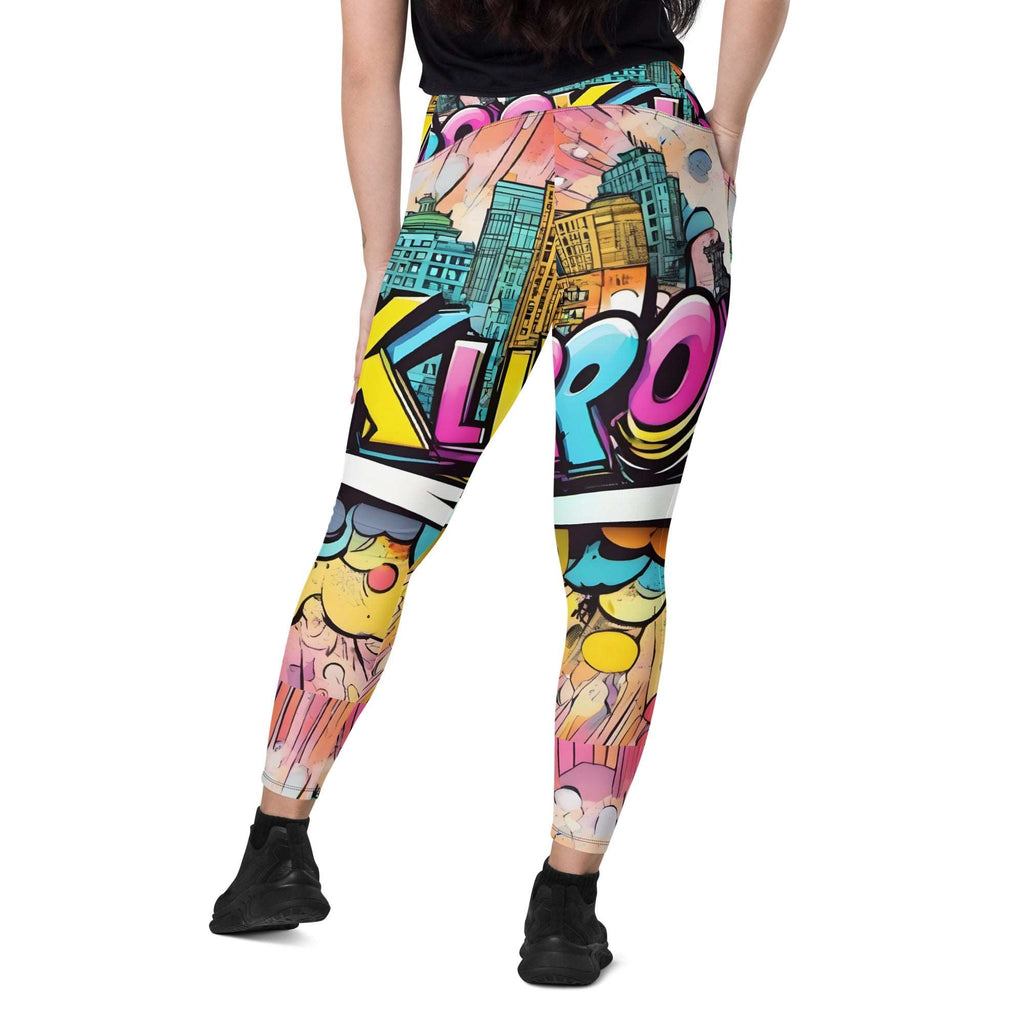 Brooklyn Grafitti Leggings with pockets