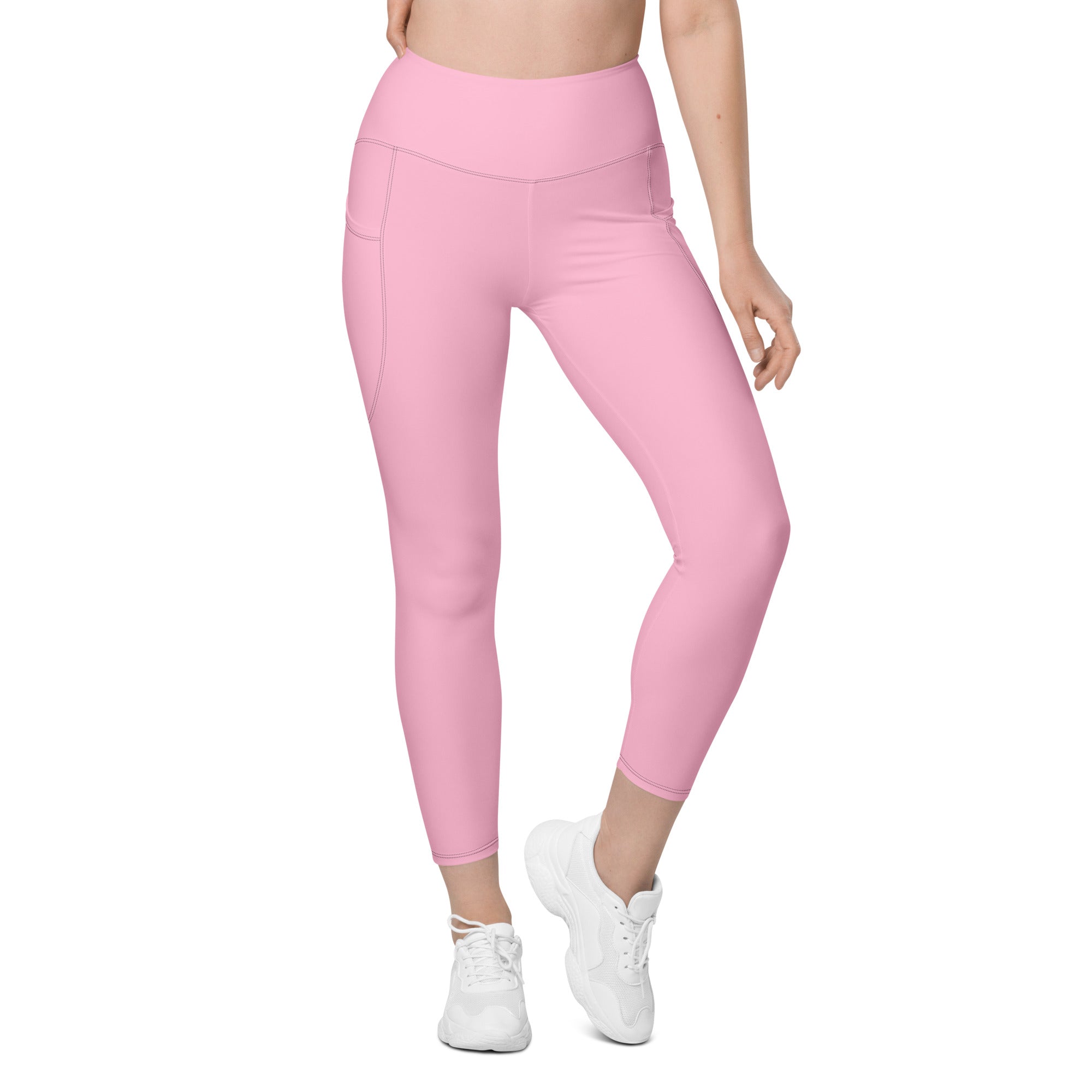 Pink Fluorite Leggings with pockets