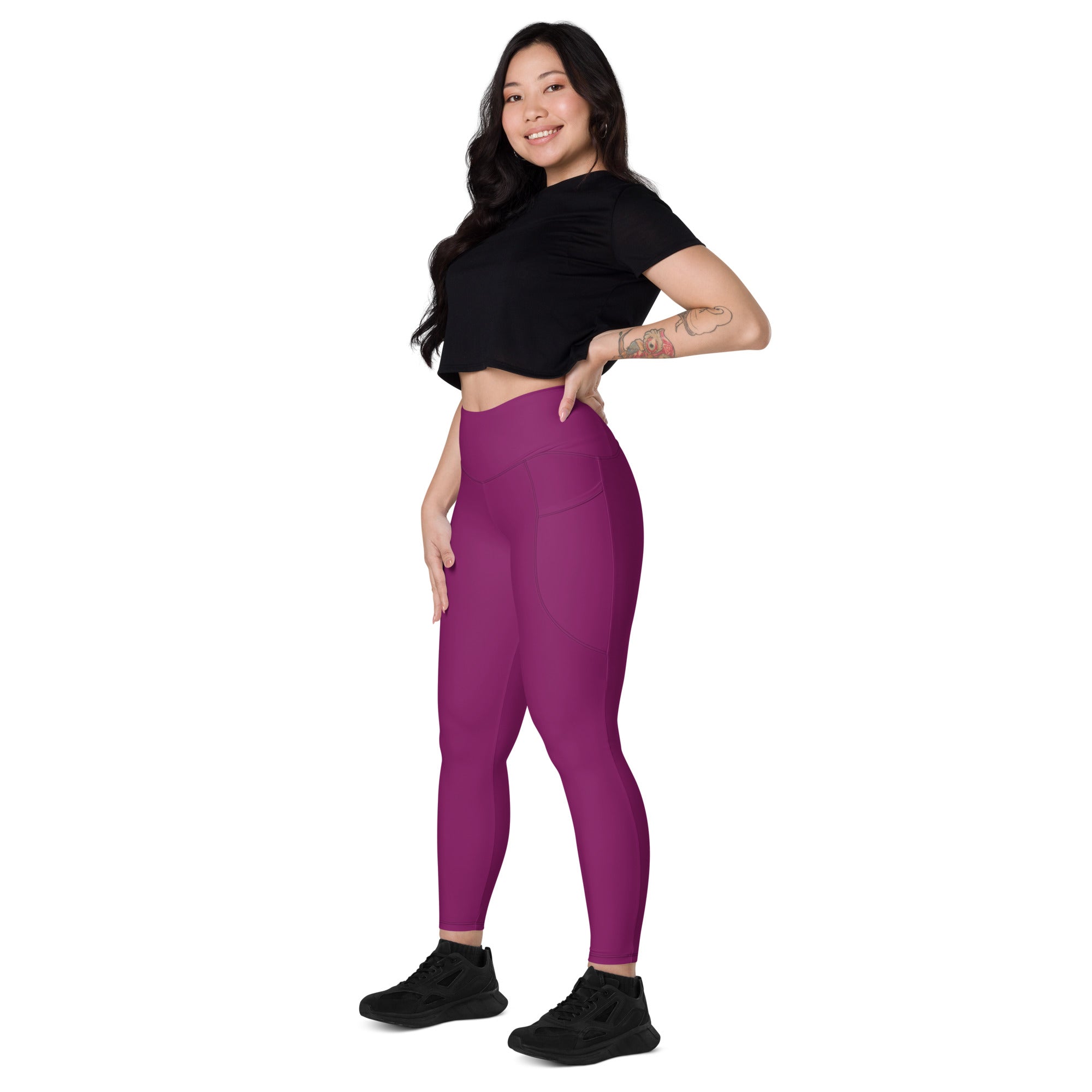 Magenta Muse Leggings with pockets