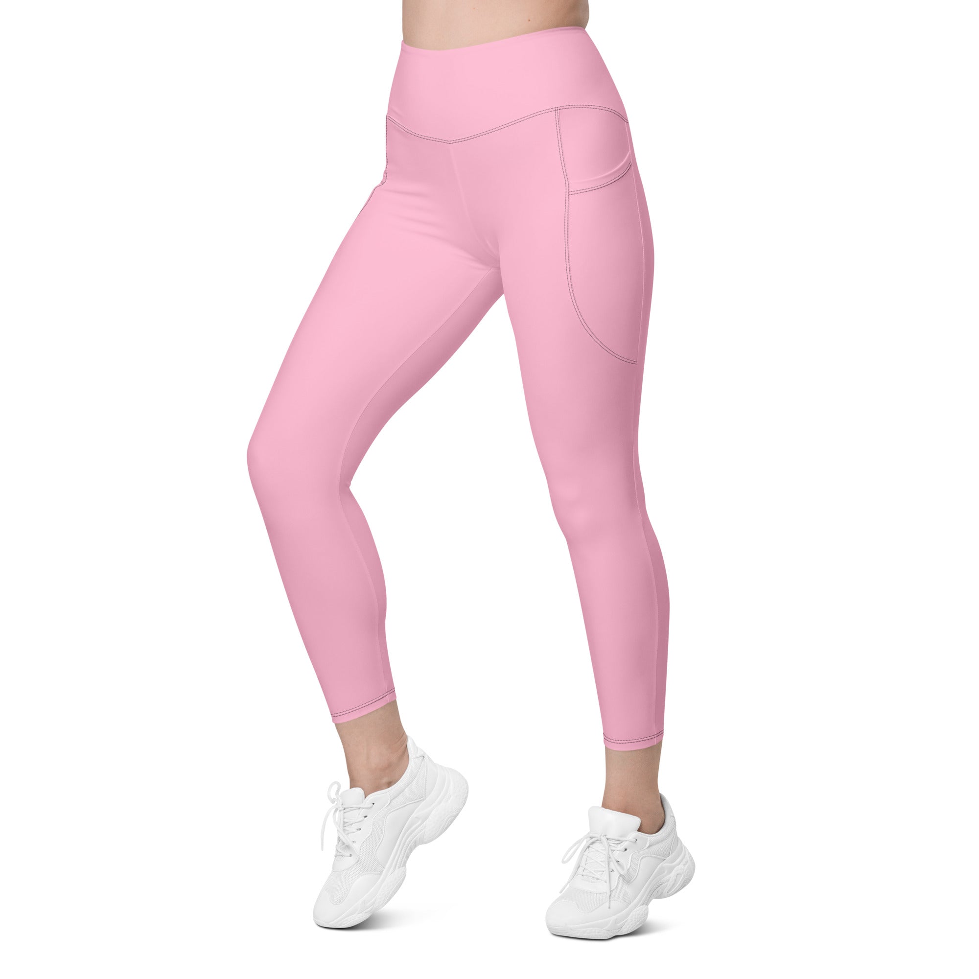 Pink Fluorite Leggings with pockets