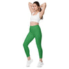 Kelly Green Leggings with pockets