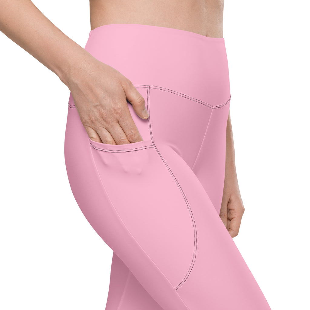 Pink Fluorite Leggings with pockets