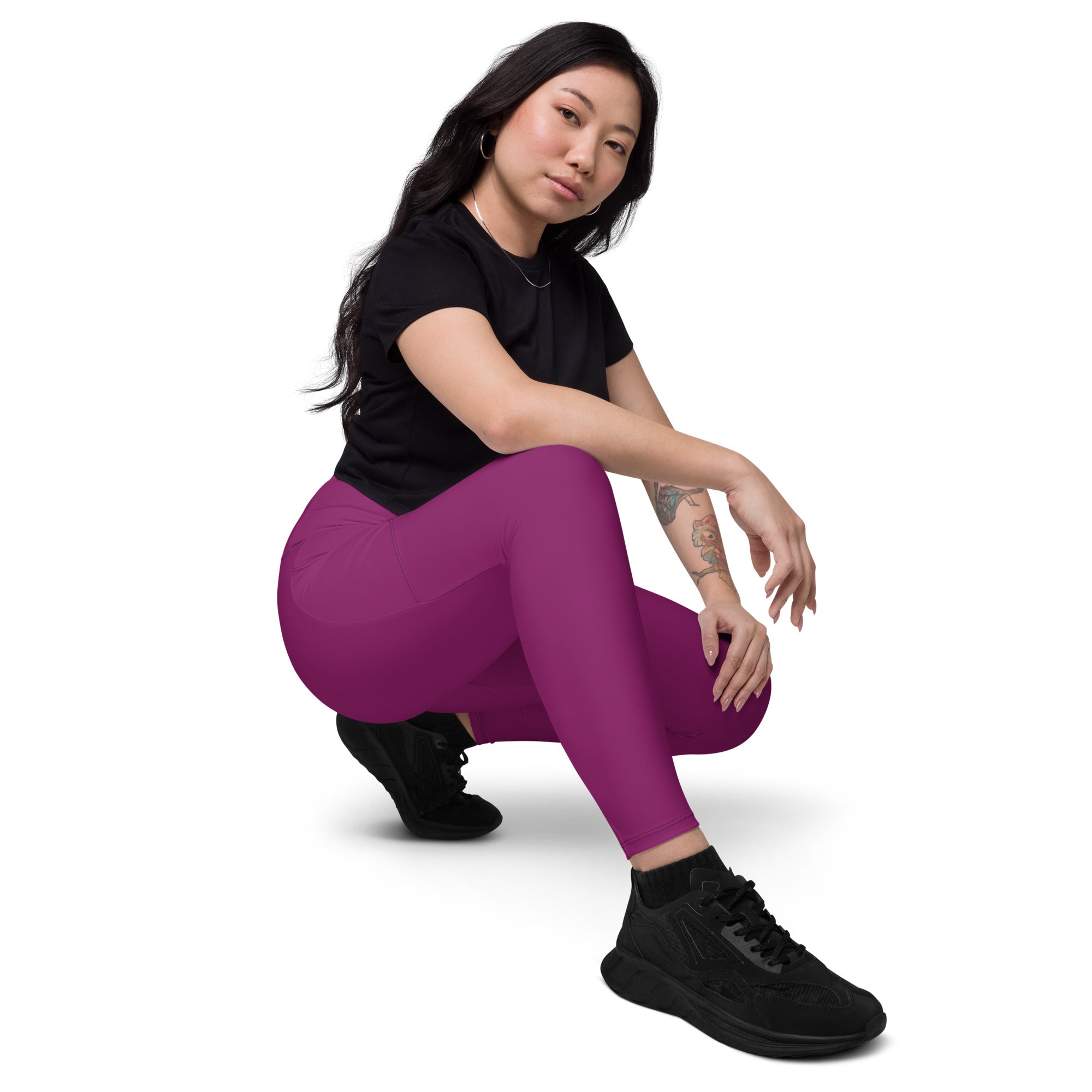 Magenta Muse Leggings with pockets