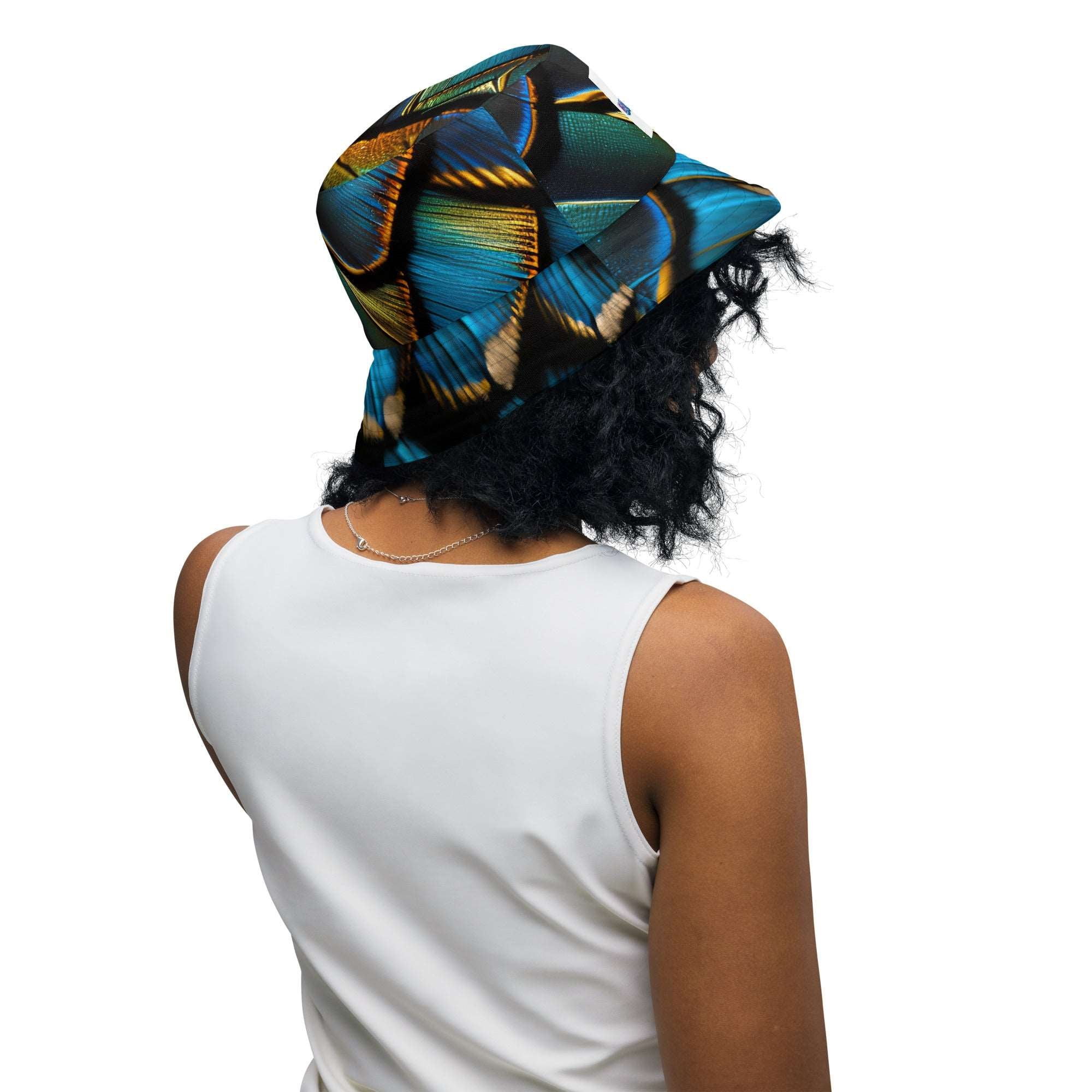 Butterfly Wings Reversible Bucket Hat